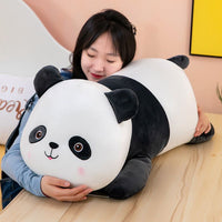 45/60/80CM Lying Giant Panda Dolls Stuffed Animal Soft Pillows - Golonzo -                                                                             