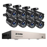 8CH 1080P CCTV System Outdoor,5MP Lite Video DVR - Golonzo -                                                                             