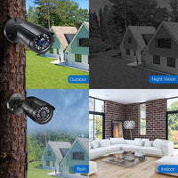 8CH CCTV Home Security Outdoor Night Vision Surveillance Camera Kit - Golonzo -                                                                             