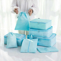 8Pcs Travel Bags Sets Waterproof Organizer - Golonzo -                                                                             