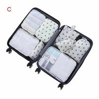 8Pcs Travel Bags Sets Waterproof Organizer - Golonzo -                                                                             