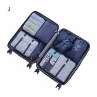 8Pcs Travel Bags Sets Waterproof Organizer - Golonzo -                                                                             