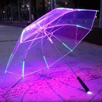 8 Rib LED Umbrella with Flashlight - Golonzo -                                                                             