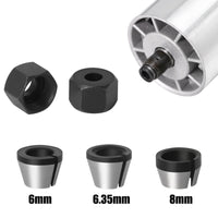 6/6.35/8mm Collet Chuck Adapter with Nut Engraving - Golonzo -                                                                             