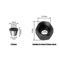 6/6.35/8mm Collet Chuck Adapter with Nut Engraving - Golonzo -                                                                             