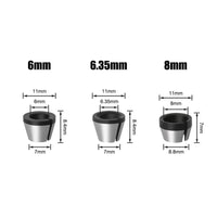 6/6.35/8mm Collet Chuck Adapter with Nut Engraving - Golonzo -                                                                             