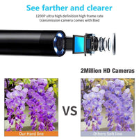 8mm HD Endoscope Camera Waterproof Micro 8 LED IP67 Endoscope for Cars Industrial - Golonzo -                                                                             