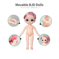 8pcs Set Ball Joints Dolls With Clothes Dress Up - Golonzo -                                                                             