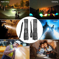 90000 lumens XLamp xhp70.2 hunting most powerful led flashlight - Golonzo -                                                                             