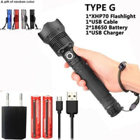 90000 lumens XLamp xhp70.2 hunting most powerful led flashlight - Golonzo -                                                                             