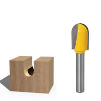 1/4" Shank Router Rounf Nose/90 Degree V-Groove Bit - Golonzo -                                                                             