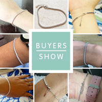 925 Sterling Silver Cubic Zirconia Link Chain Charm Bracelets - Golonzo -                                                                             