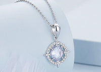 925 Sterling Silver Iris Pendant Charms Bracelet - Golonzo -                                                                             