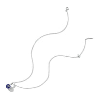 925 Sterling Silver Lapis Starry Sky Meteor Necklace - Golonzo -                                                                             