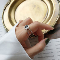 925 Sterling Silver Minimalism Heart Rings for Women - Golonzo -                                                                             