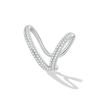 925 Sterling Silver Simple Double Layer Ear Cuff - Golonzo -                                                                             