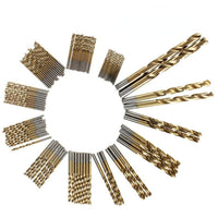 99pc Drill Set 1.5mm-10mm HSS Titanium Drill Bits Set - Golonzo -                                                                             