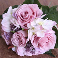 9pcs Artificial Hydrangea Flowers - Golonzo -                                                                             
