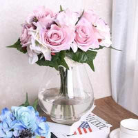 9pcs Artificial Hydrangea Flowers - Golonzo -                                                                             