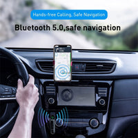 AUX Bluetooth 5.0 Adapter Handsfree Car Kit - 3.5mm Jack Wireless Audio Receiver - Golonzo -                                                                             