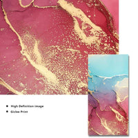 Abstract Wall Art Canvas Painting Print Mix Marble Vein - Golonzo -                                                                             