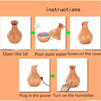 Air Diffuser Aroma Aromatherapy Essential Oil Humidifier - Golonzo -                                                                             