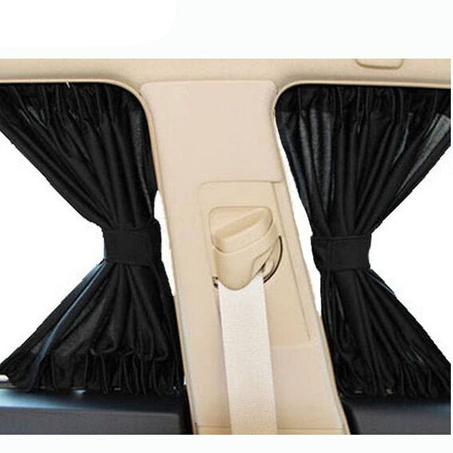 Aluminum Alloy Elastic Car Side Window - Sunshade Curtains - Golonzo -                                                                             