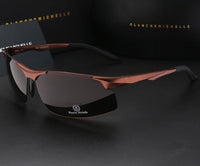 Aluminum Magnesium Men Sunglasses Polarized - Night Driving Goggles - Golonzo -                                                                             