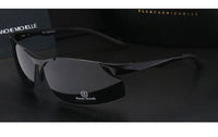 Aluminum Magnesium Men Sunglasses Polarized - Night Driving Goggles - Golonzo -                                                                             
