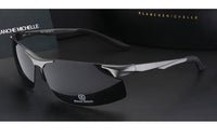 Aluminum Magnesium Men Sunglasses Polarized - Night Driving Goggles - Golonzo -                                                                             