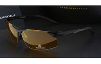 Aluminum Magnesium Men Sunglasses Polarized - Night Driving Goggles - Golonzo -                                                                             