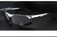 Aluminum Magnesium Men Sunglasses Polarized - Night Driving Goggles - Golonzo -                                                                             