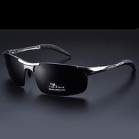 Aluminum Magnesium Men's Sunglasses - HD polarized Sunglasses - Golonzo -                                                                             