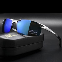 Aluminum Magnesium Men's Sunglasses - HD polarized Sunglasses - Golonzo -                                                                             