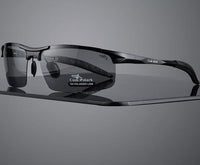 Aluminum Magnesium Men's Sunglasses - HD polarized Sunglasses - Golonzo -                                                                             