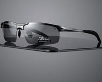 Aluminum Magnesium Men's Sunglasses - HD polarized Sunglasses - Golonzo -                                                                             