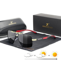 Aluminum Men's Polarized Sunglasses - Brand Design Sunglasses - Golonzo -                                                                             