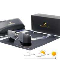 Aluminum Men's Polarized Sunglasses - Brand Design Sunglasses - Golonzo -                                                                             