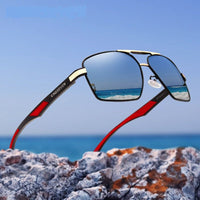 Aluminum Men's Sunglasses Polarized Lens - Golonzo -                                                                             