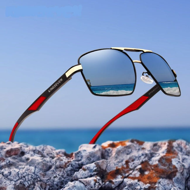 Aluminum Men's Sunglasses Polarized Lens - Golonzo -                                                                             