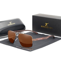 Aluminum Men's Sunglasses Polarized Lens - Golonzo -                                                                             