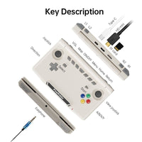 Android 11 5.5 Inch Touch IPS Flip Screen Handheld Game Console Ram 4GB Rom 64GB - Golonzo -                                                                             