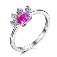 Animal Bear Cat Dog Paw Rings For Women - 925 Sterling Silver - Golonzo -                                                                             