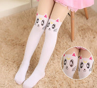 Animal Patterned Thin Tights Pantyhose Stockings for Girls - Golonzo -                                                                             