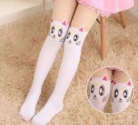 Animal Patterned Thin Tights Pantyhose Stockings for Girls - Golonzo -                                                                             