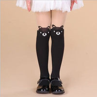 Animal Patterned Thin Tights Pantyhose Stockings for Girls - Golonzo -                                                                             