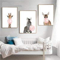 Animal Posters and Canvas Painting Wall Art - Golonzo -                                                                             