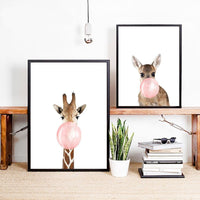 Animal Posters and Canvas Painting Wall Art - Golonzo -                                                                             