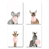 Animal Posters and Canvas Painting Wall Art - Golonzo -                                                                             