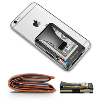 Anti-thief Minimal Metal Wallet - Mini Money Clip - Golonzo -                                                                             